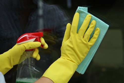 Airbnb cleaning service preparing a Finchley short-let property for new guests