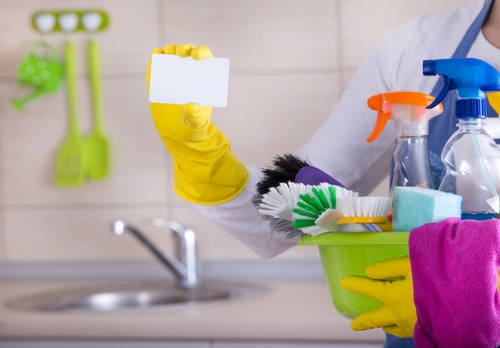 Professional one off cleaning in a Finchley home kitchen