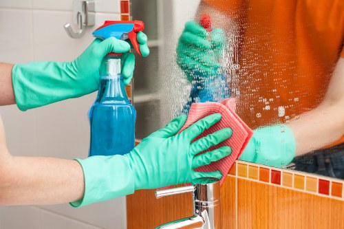 Professional curtain cleaning service for a Finchley home interior