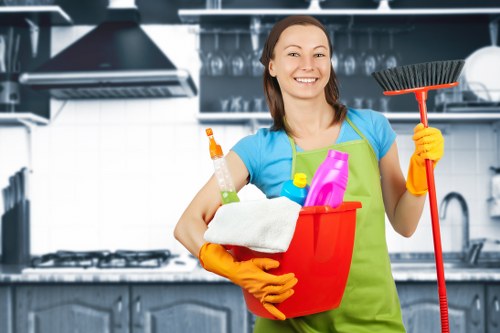 Commercial office cleaning in Finchley with attention to communal areas