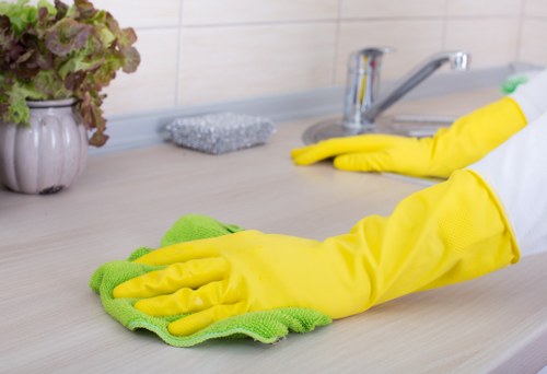 Local cleaning team preparing a Finchley home for a deep clean